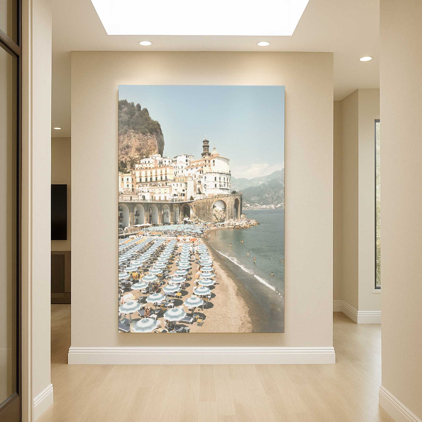 [Color:Stretched Canvas], Picture of art in a room