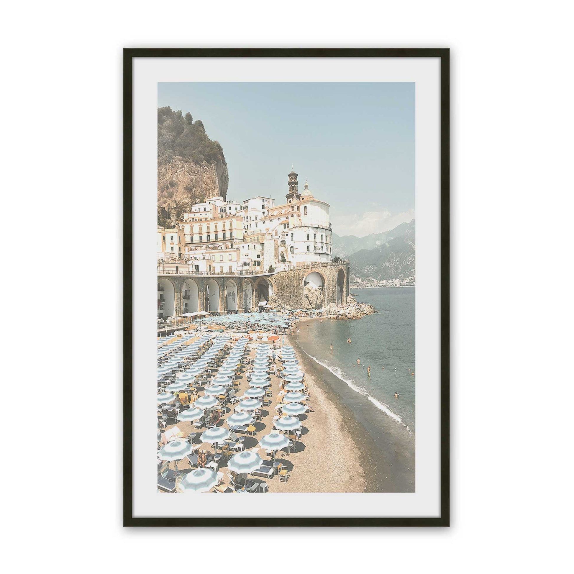 [Color:Satin Black], Picture of art in a Satin Black frame