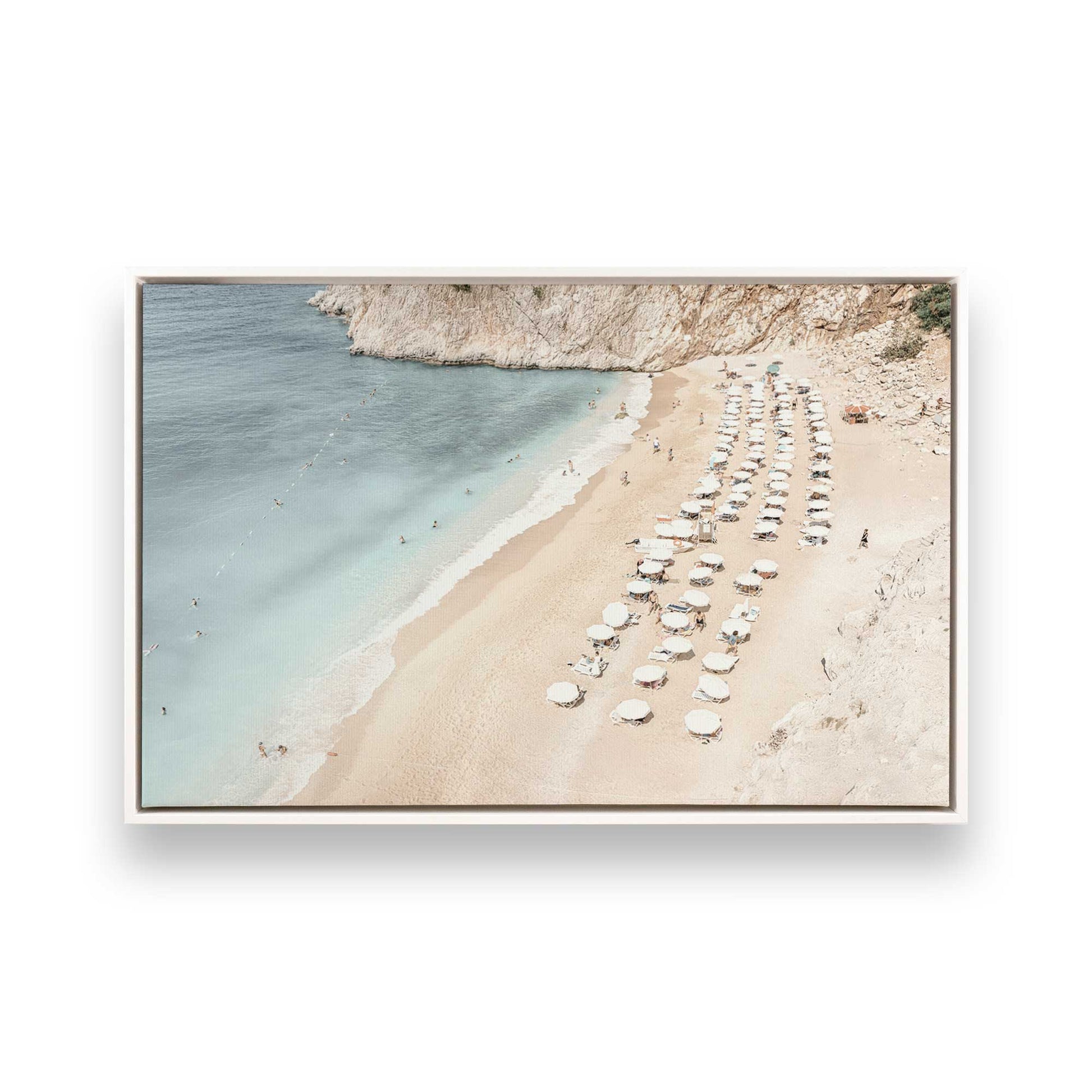 [Color:Opaque White], Picture of art in a White frame