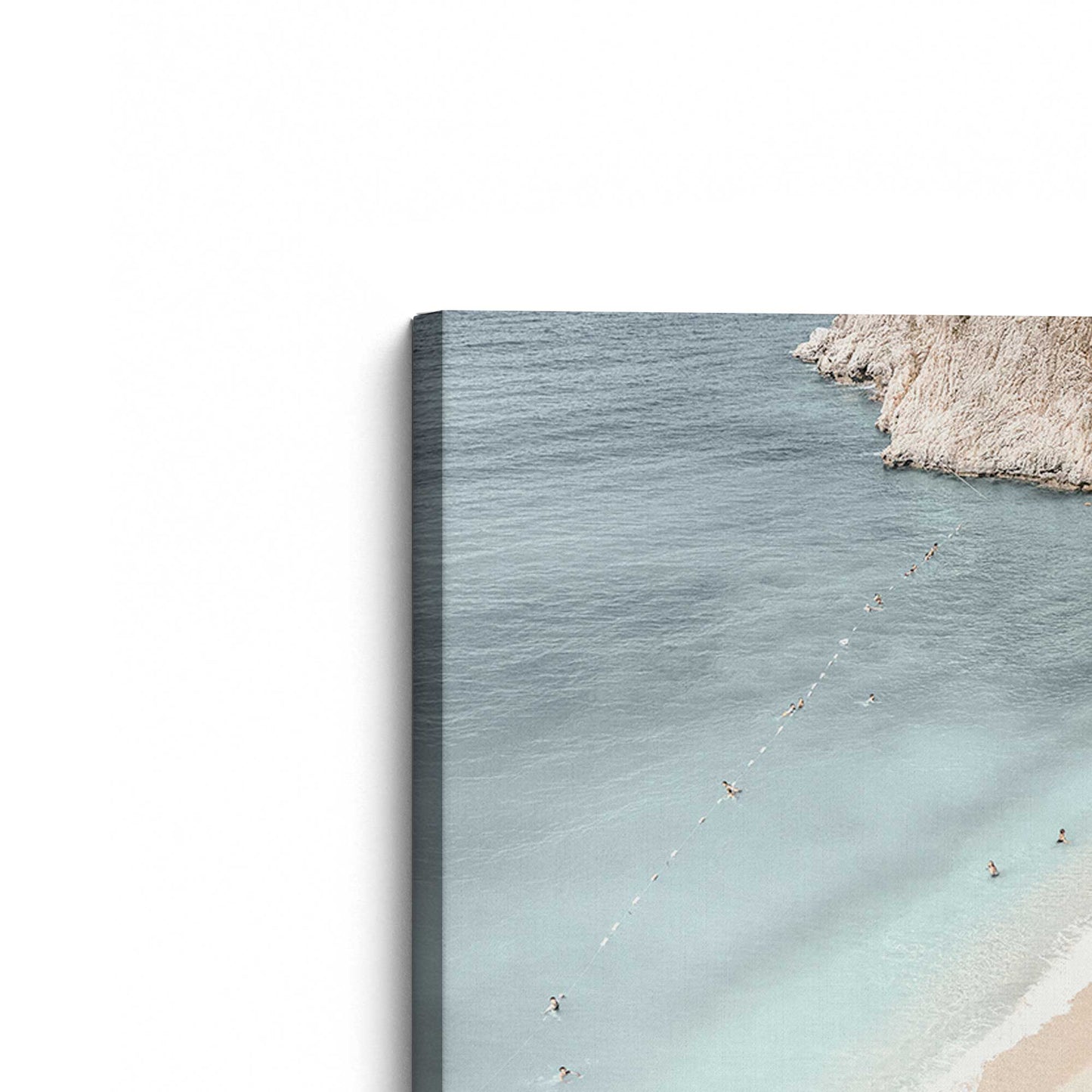 [Color:Stretched Canvas], Picture of the corner of the art