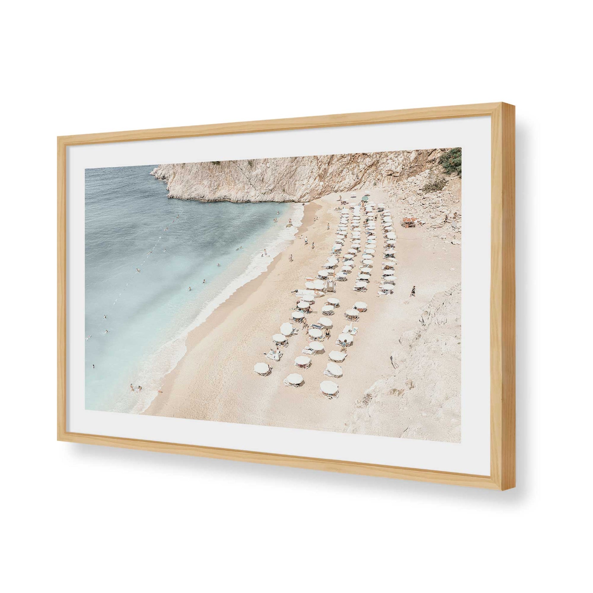 [Color:American Maple], Picture of art in a American Maple frame of the corner