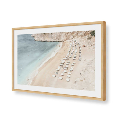 [Color:American Maple], Picture of art in a American Maple frame of the corner