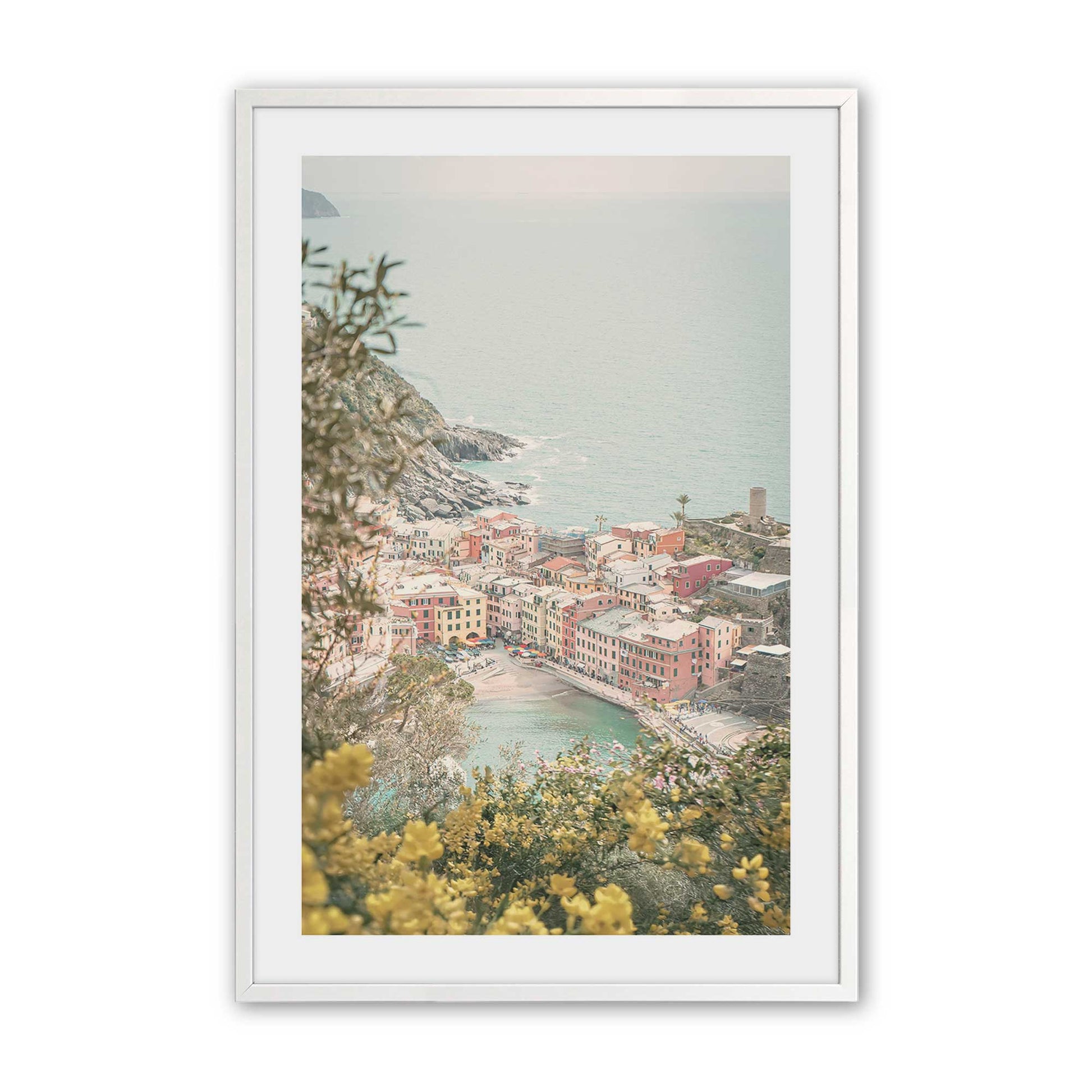 [Color:Opaque White], Picture of art in a Opaque White frame