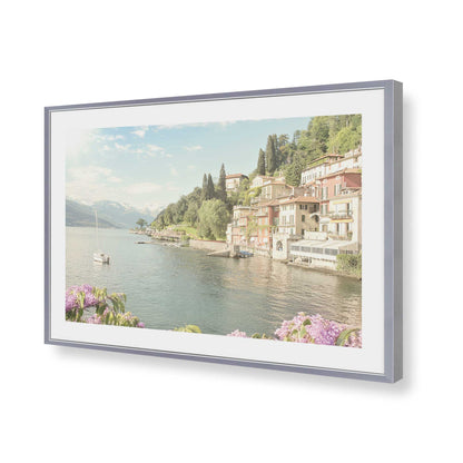 [Color:Polished Chrome], Picture of art in a Polished Chrome frame of the corner