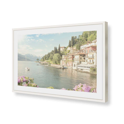 [Color:Opaque White], Picture of art in a Opaque White frame of the corner