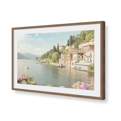 [Color:Walnut], Picture of art in a Walnut frame of the corner