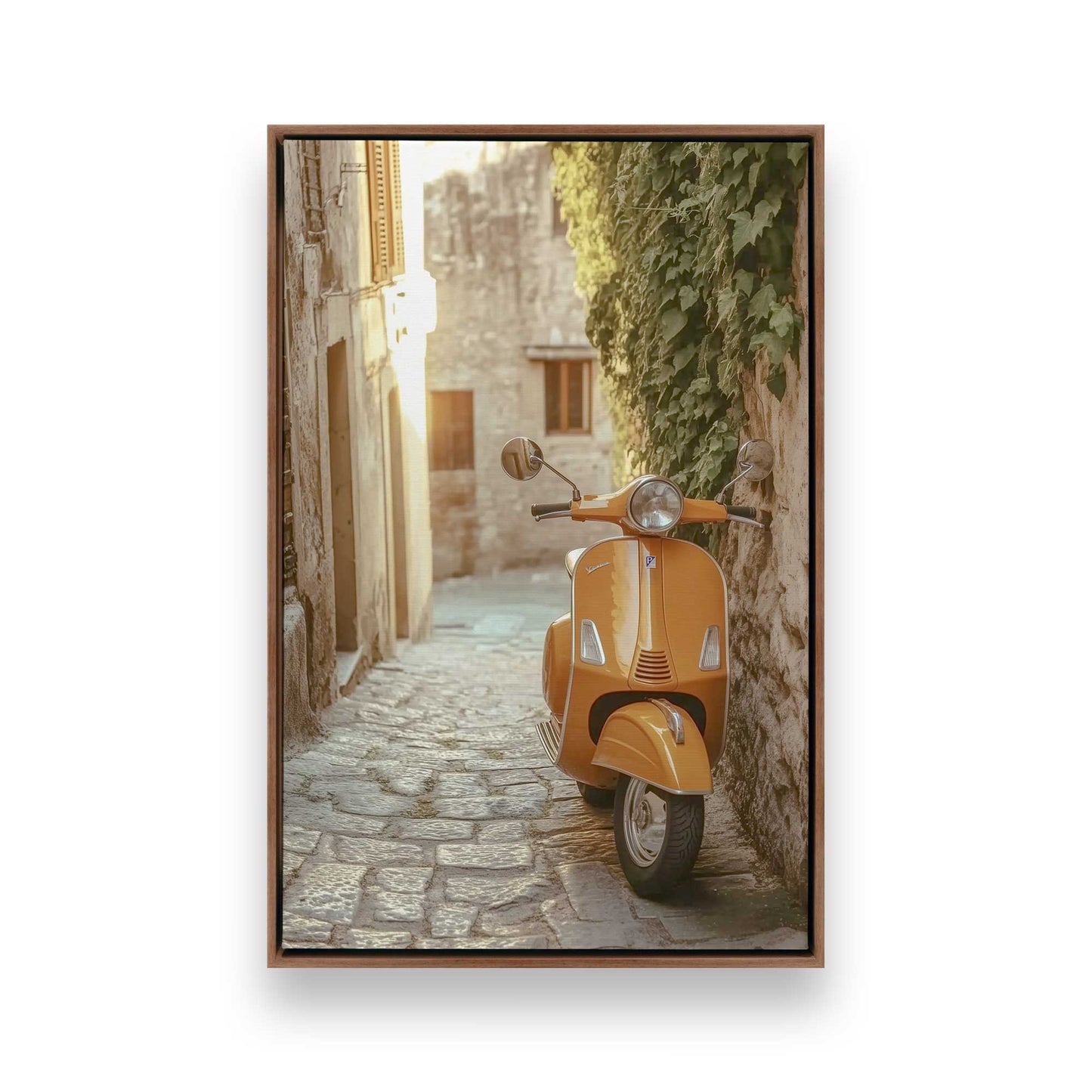 [Color:Walnut], Picture of art in a Walnut frame