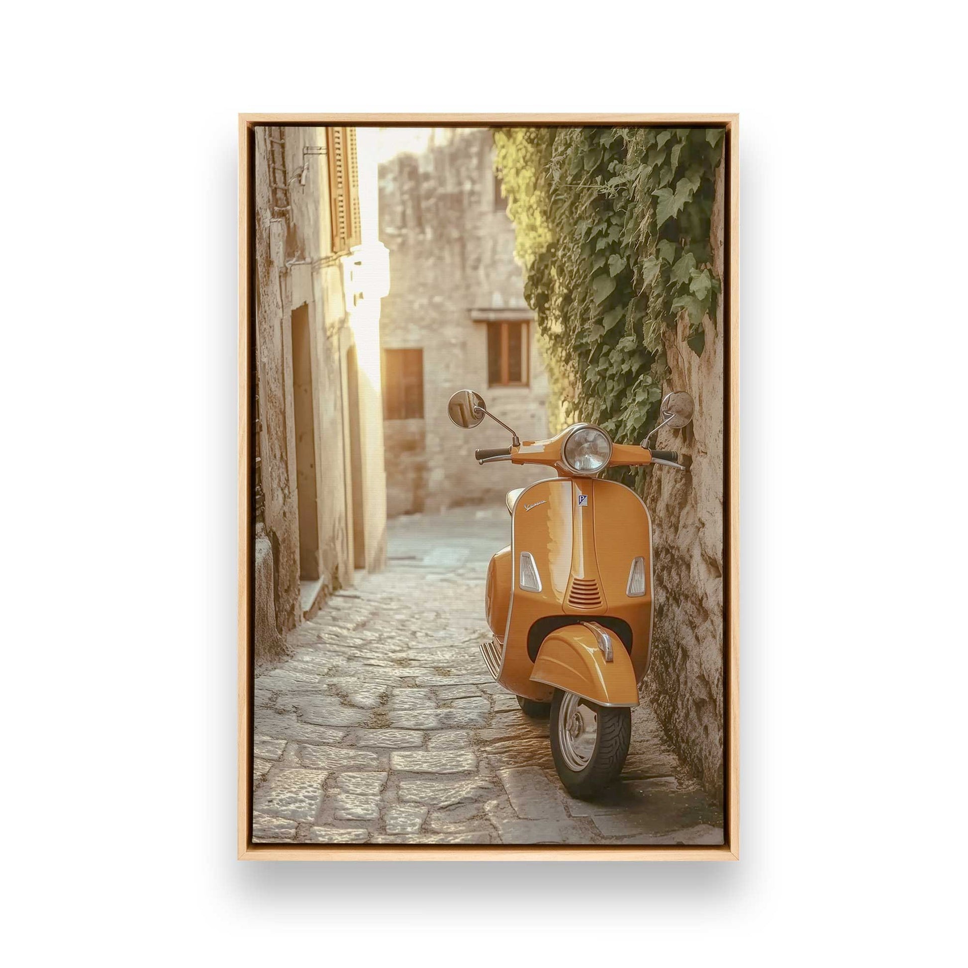 [Color:American Maple], Picture of art in a American Maple frame