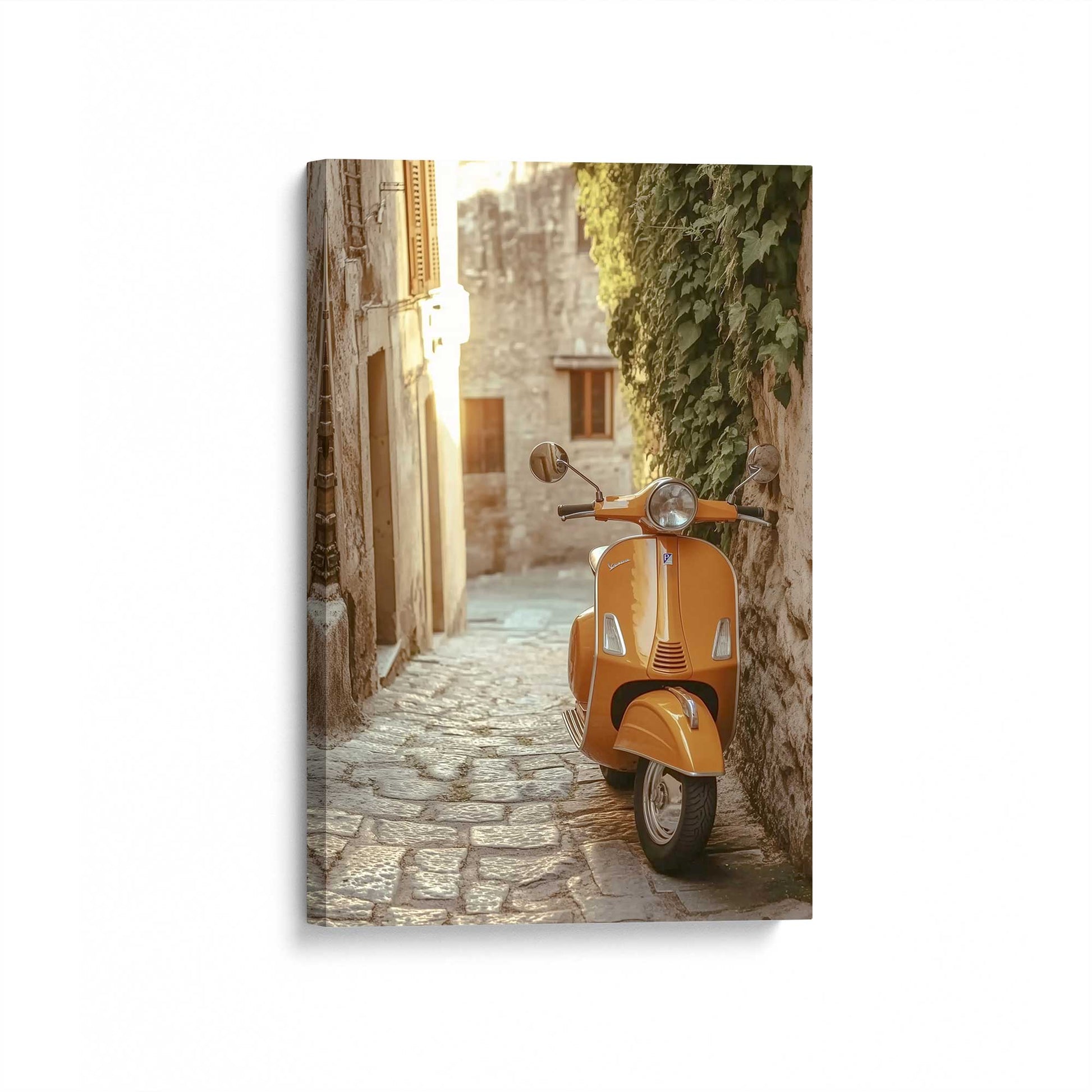 [Color:Stretched Canvas], Picture of art at an angle