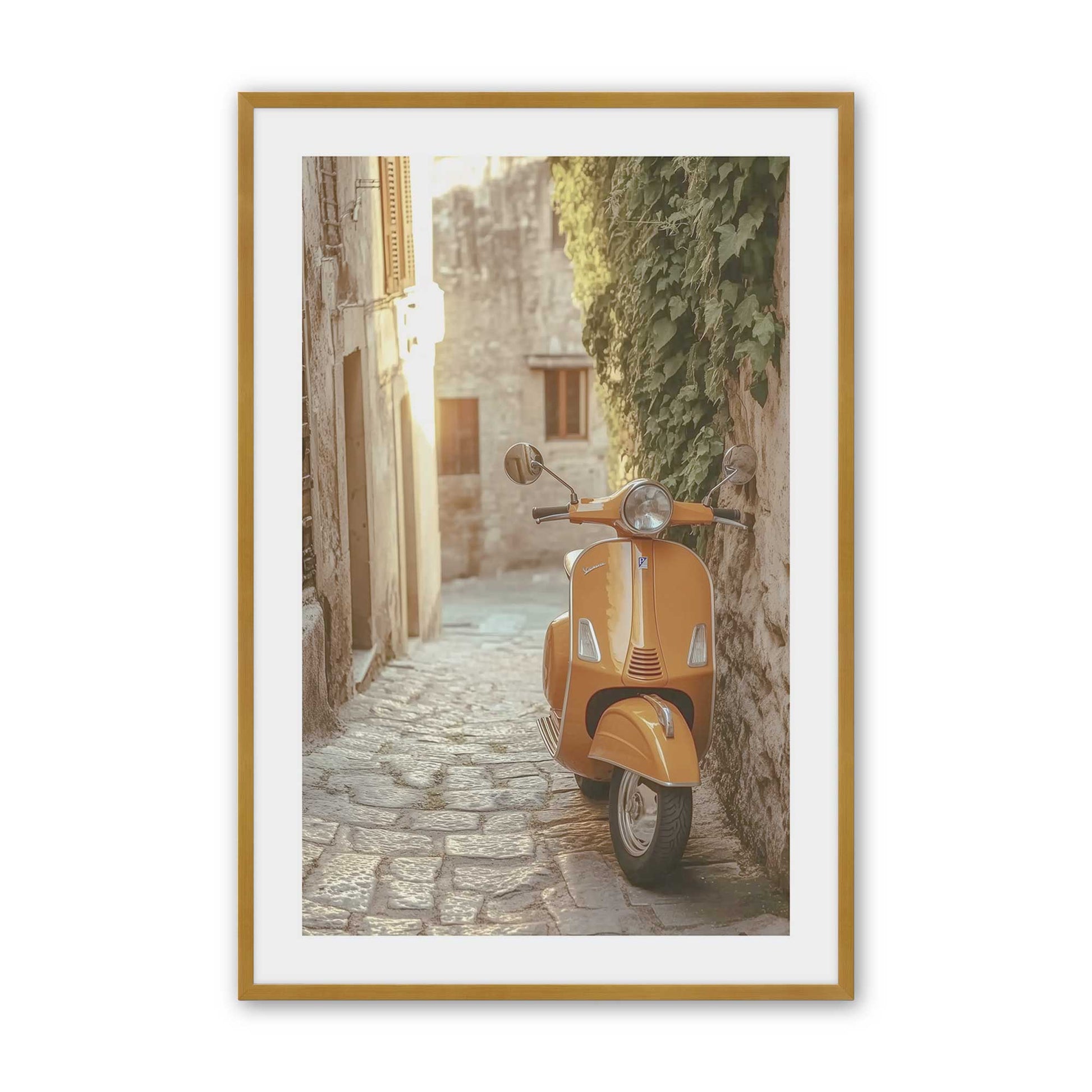 [Color:Polished Gold], Picture of art in a Polished Gold frame