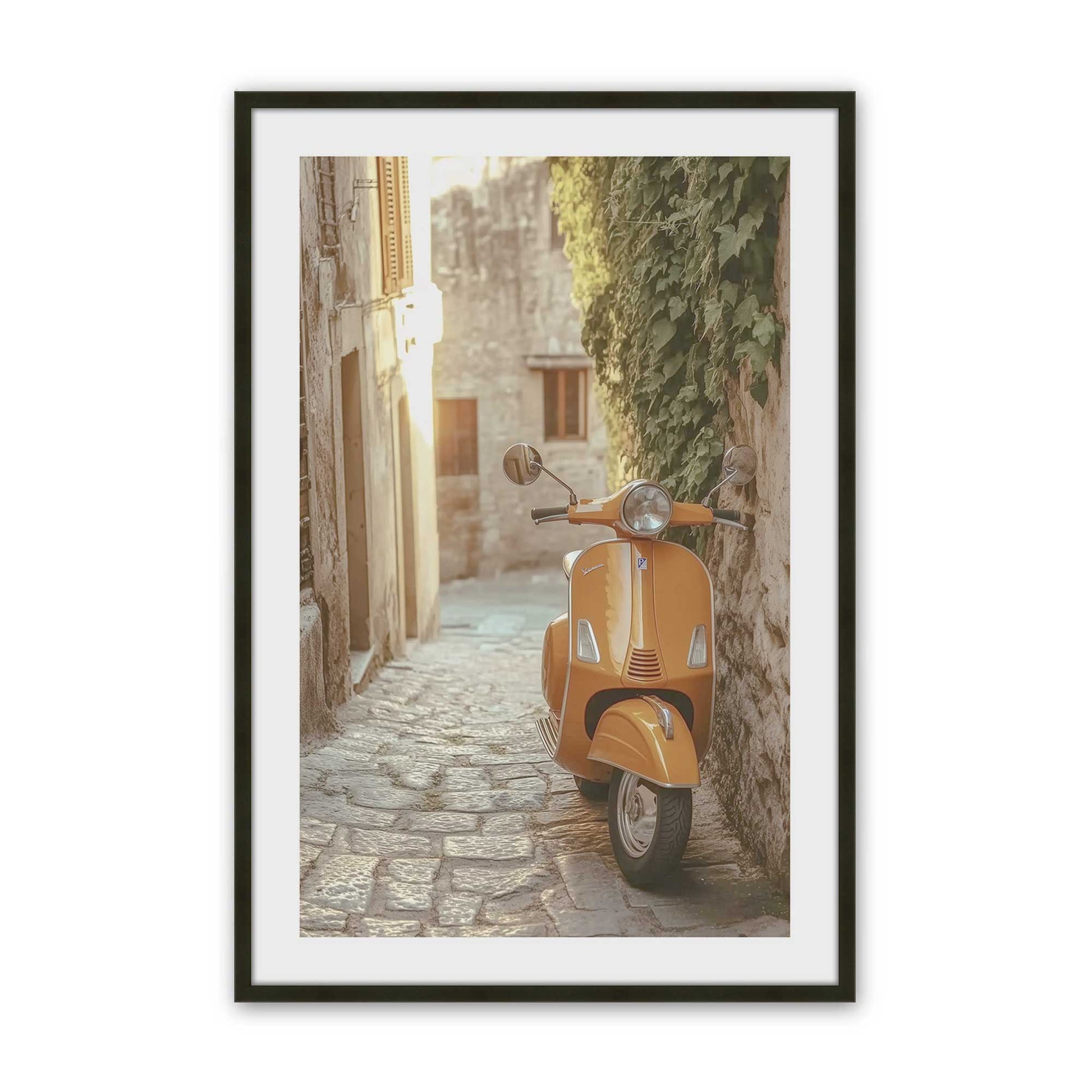 [Color:Satin Black], Picture of art in a Satin Black frame