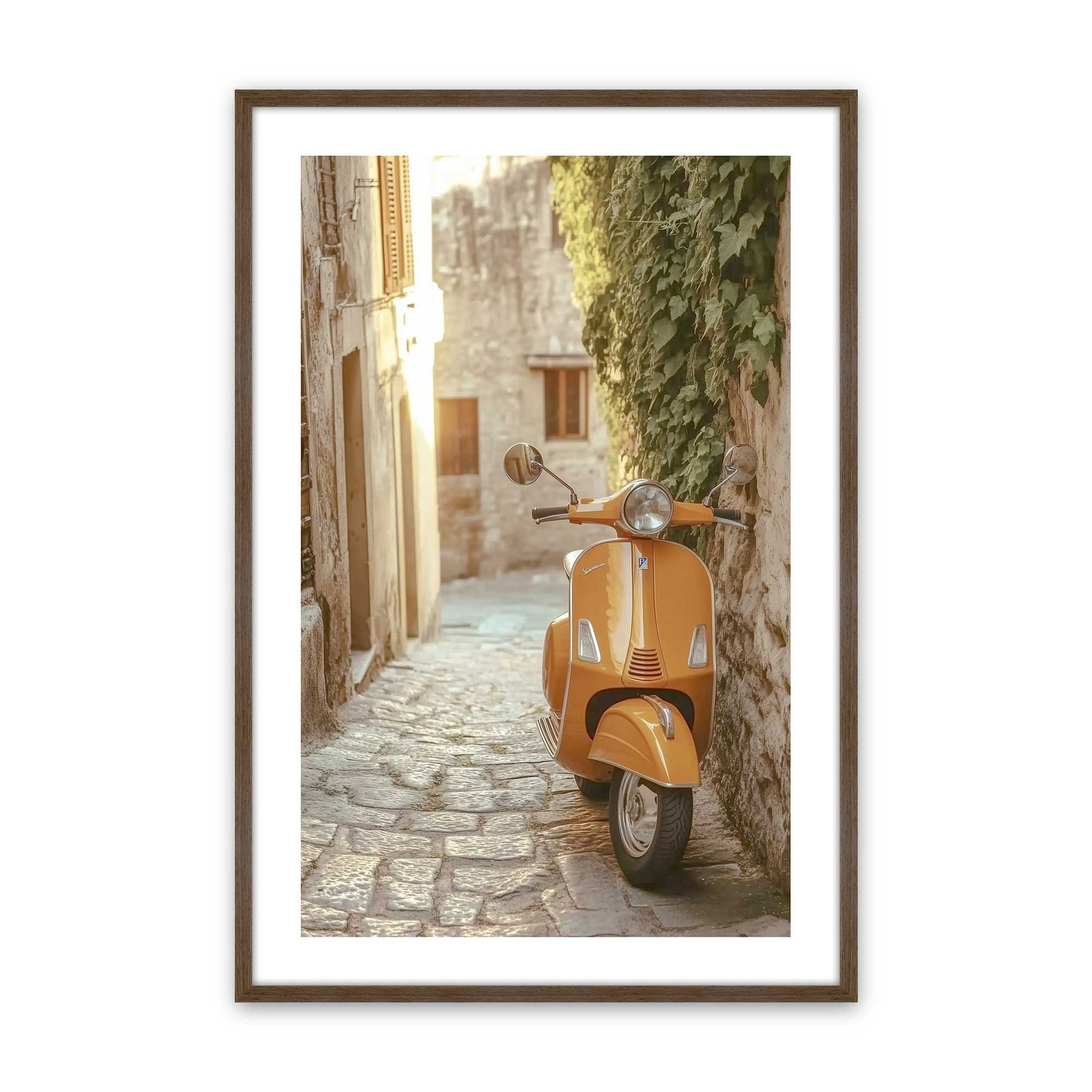 [Color:Walnut], Picture of art in a Walnut frame