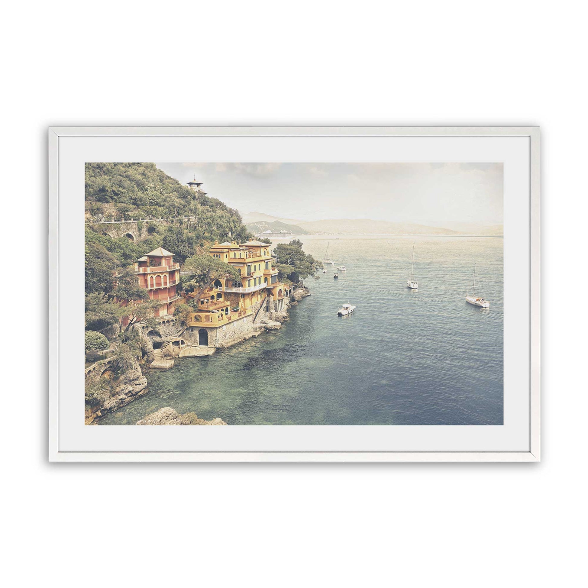 [Color:Opaque White], Picture of art in a Opaque White frame