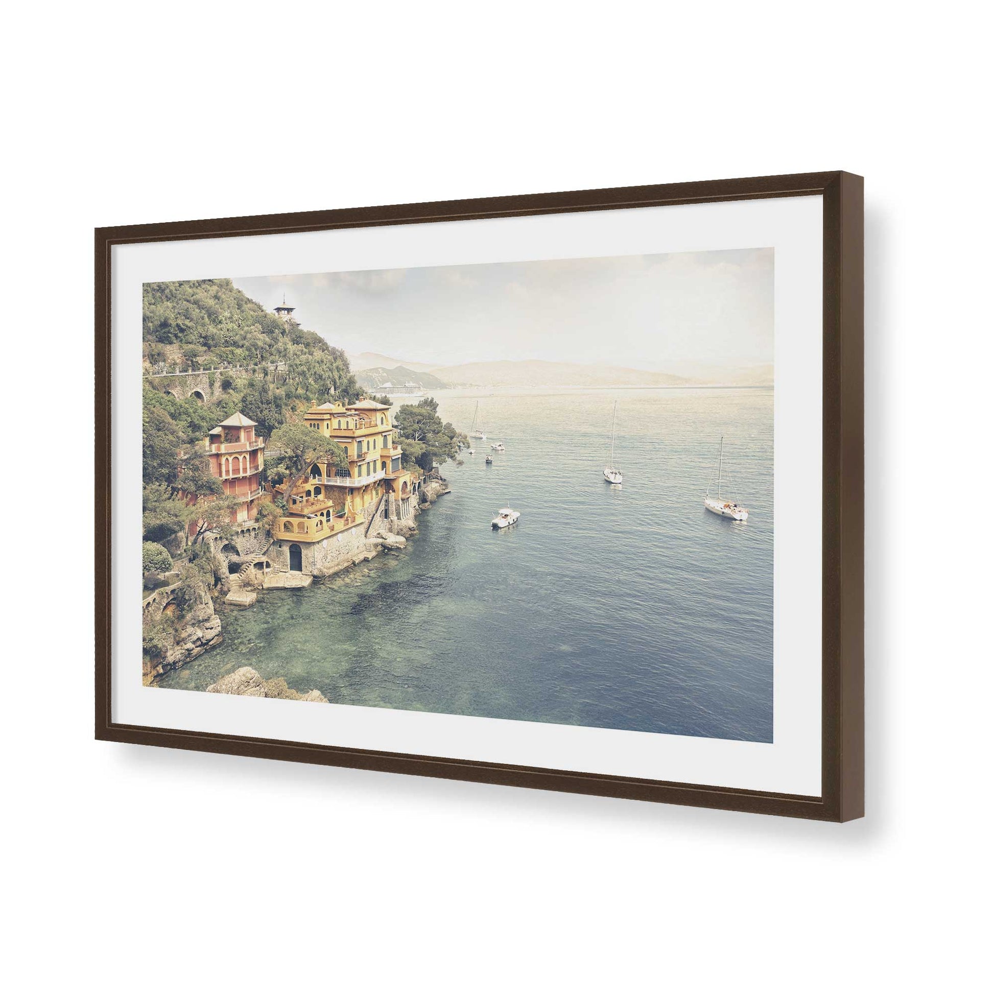 [Color:Belvinder Brown], Picture of art in a Belvinder Brown frame of the corner