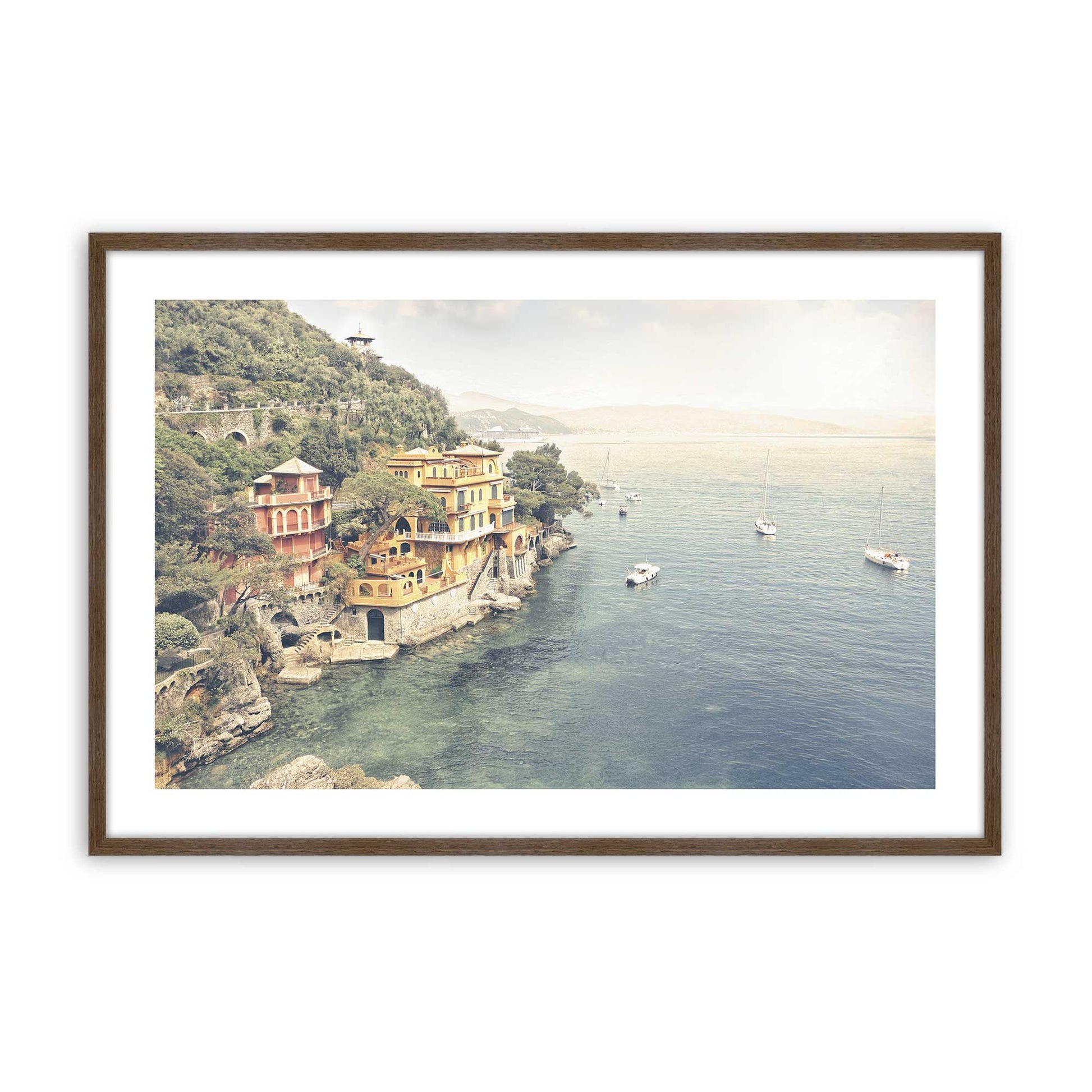 [Color:Walnut], Picture of art in a Walnut frame