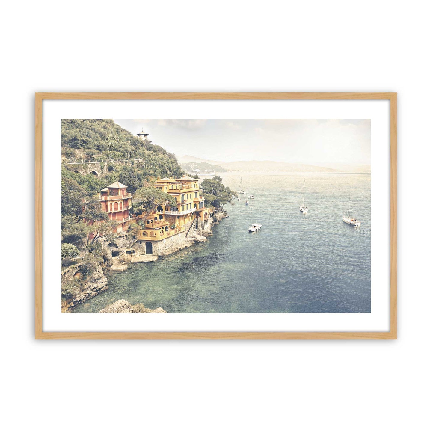 [Color:American Maple], Picture of art in a American Maple frame