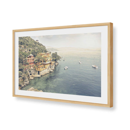 [Color:American Maple], Picture of art in a American Maple frame of the corner