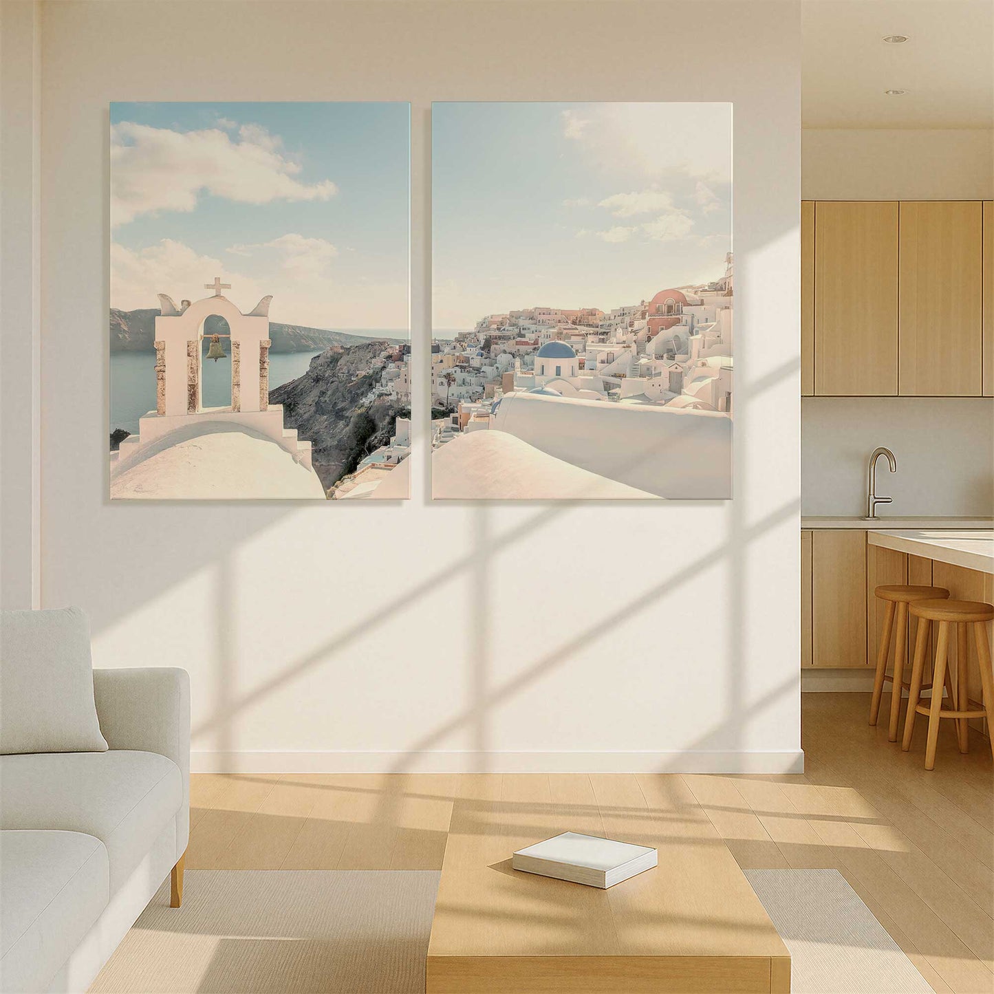 [Color:Stretched Canvas], Picture of art in a room