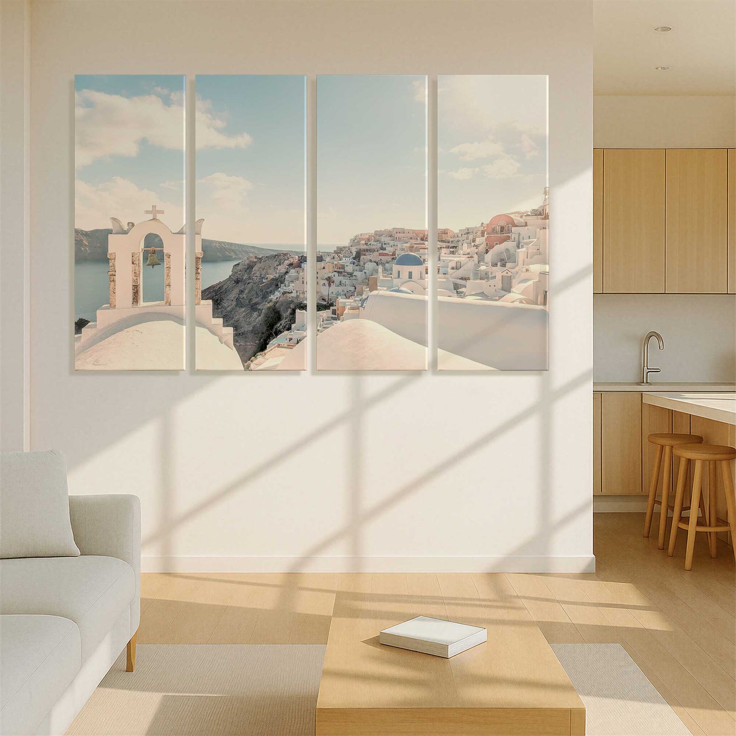 [Color:Stretched Canvas], Picture of art in a room
