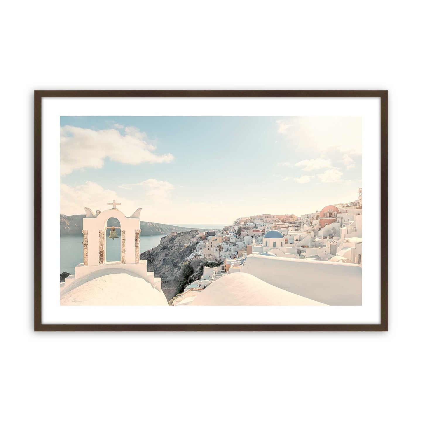 [Color:Brown], Picture of art in a Brown frame