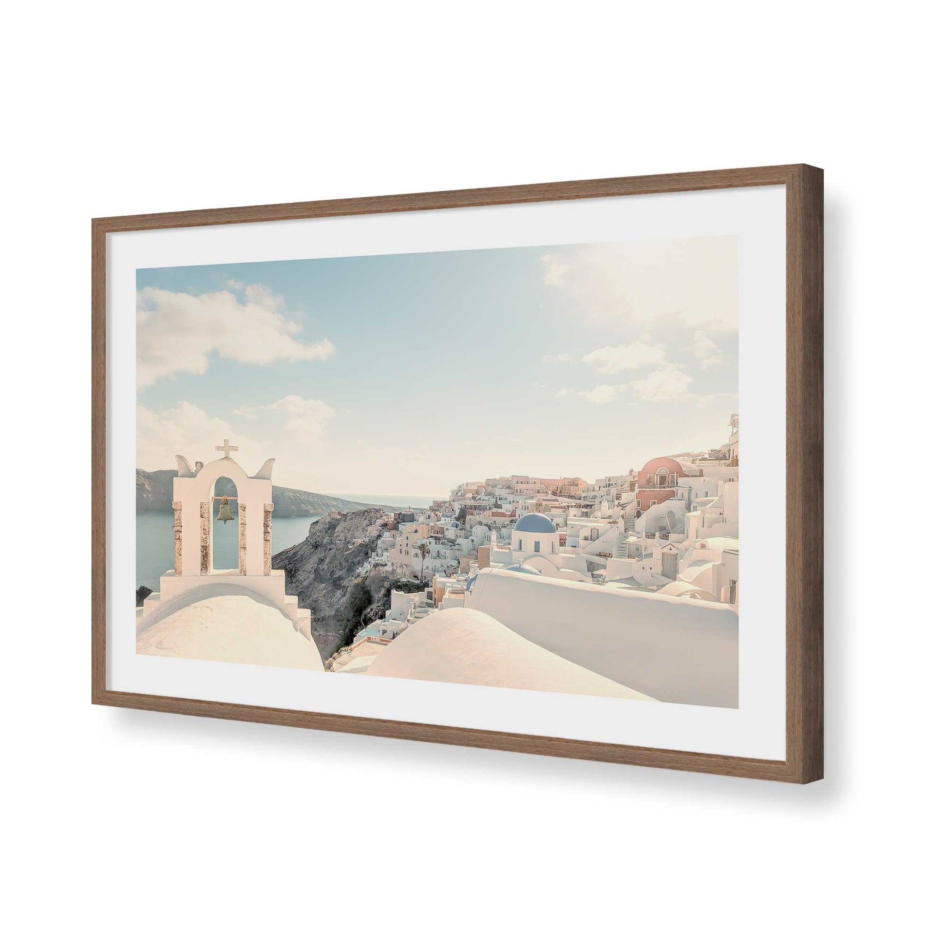 [Color:Walnut], Picture of art in a Walnut frame of the corner