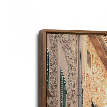 [Color:Walnut], Picture of art in a Walnut frame at an angle