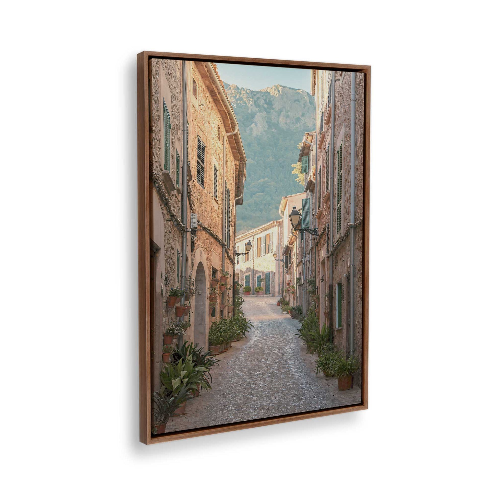 [Color:Walnut], Picture of the corner of the art