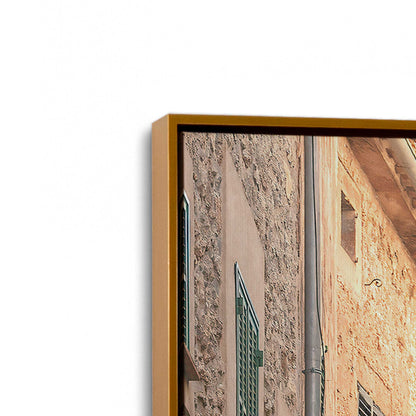 [Color:Polished Gold], Picture of art in a Polished Gold frame at an angle
