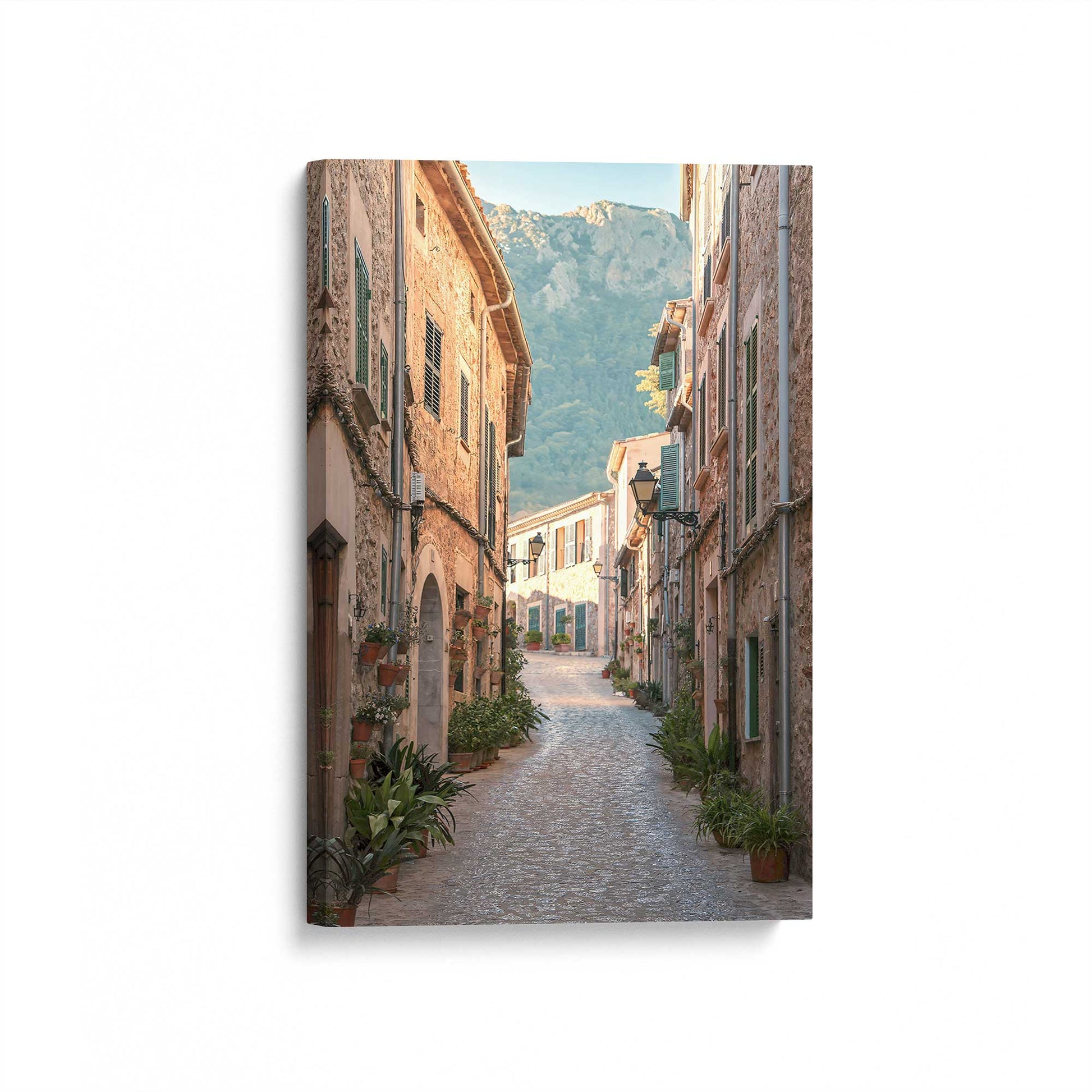 [Color:Stretched Canvas], Picture of art at an angle