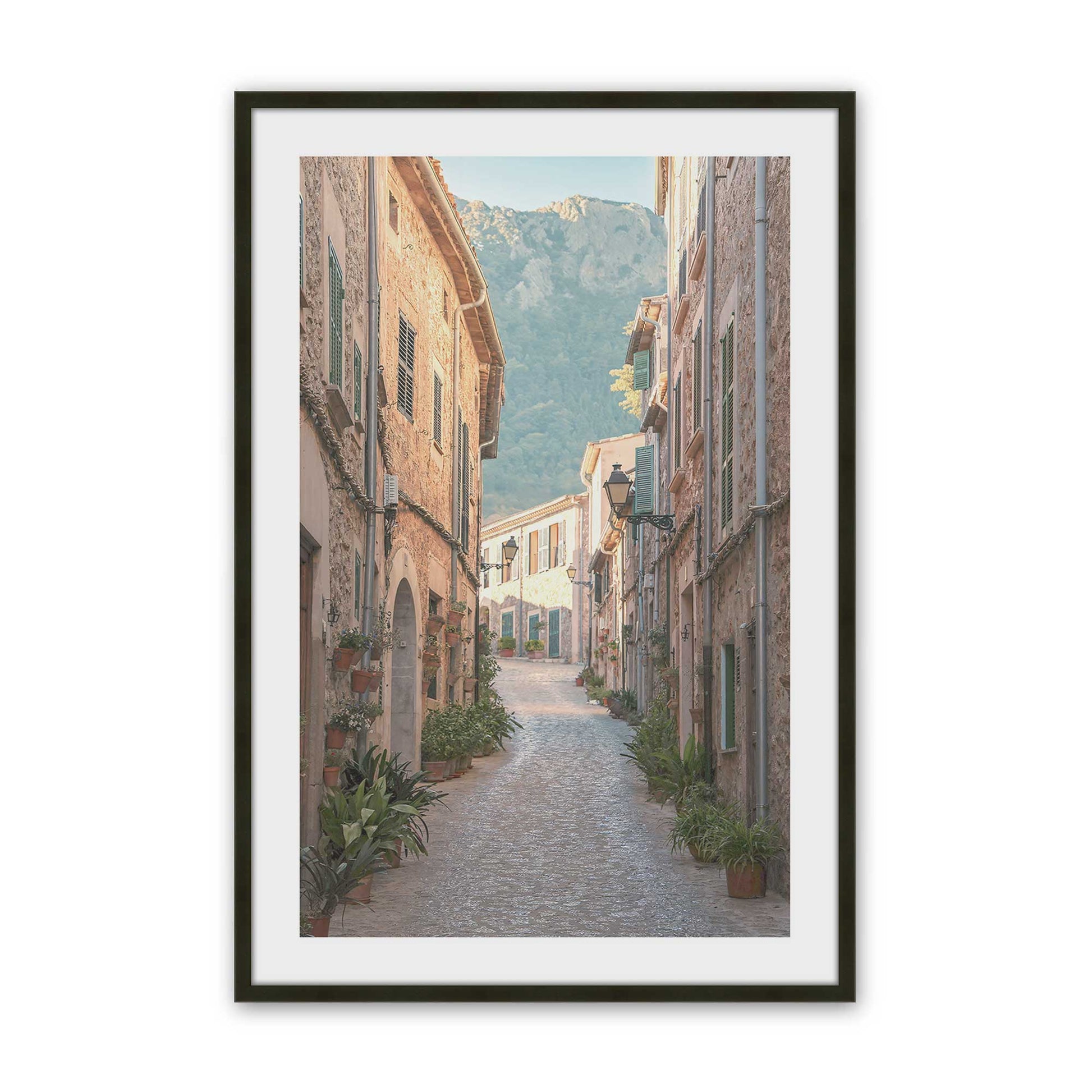 [Color:Satin Black], Picture of art in a Satin Black frame