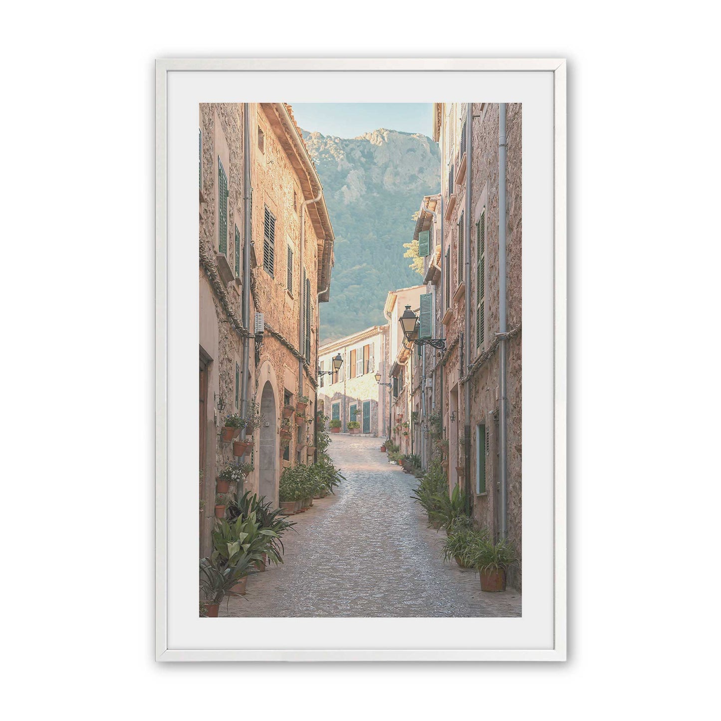 [Color:Opaque White], Picture of art in a Opaque White frame
