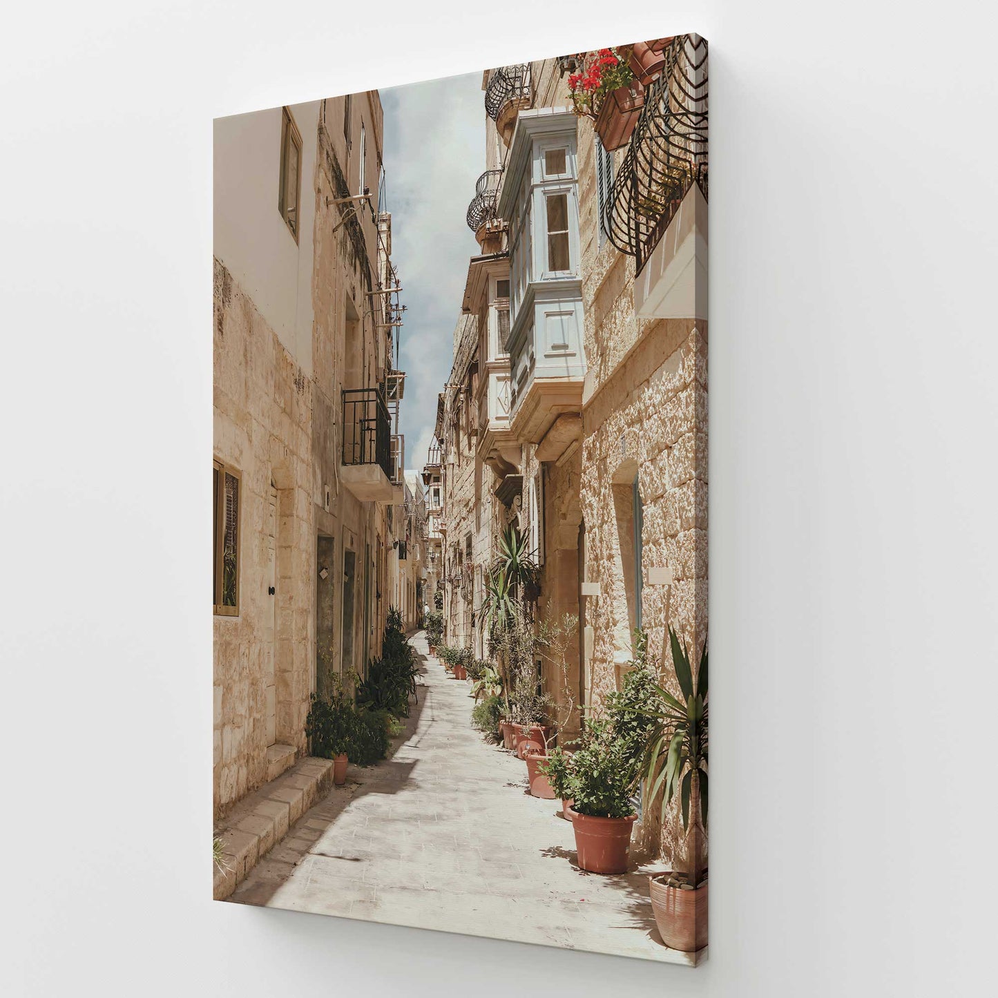 [Color:Stretched Canvas], Picture of art at an angle