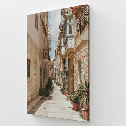 [Color:Stretched Canvas], Picture of art at an angle