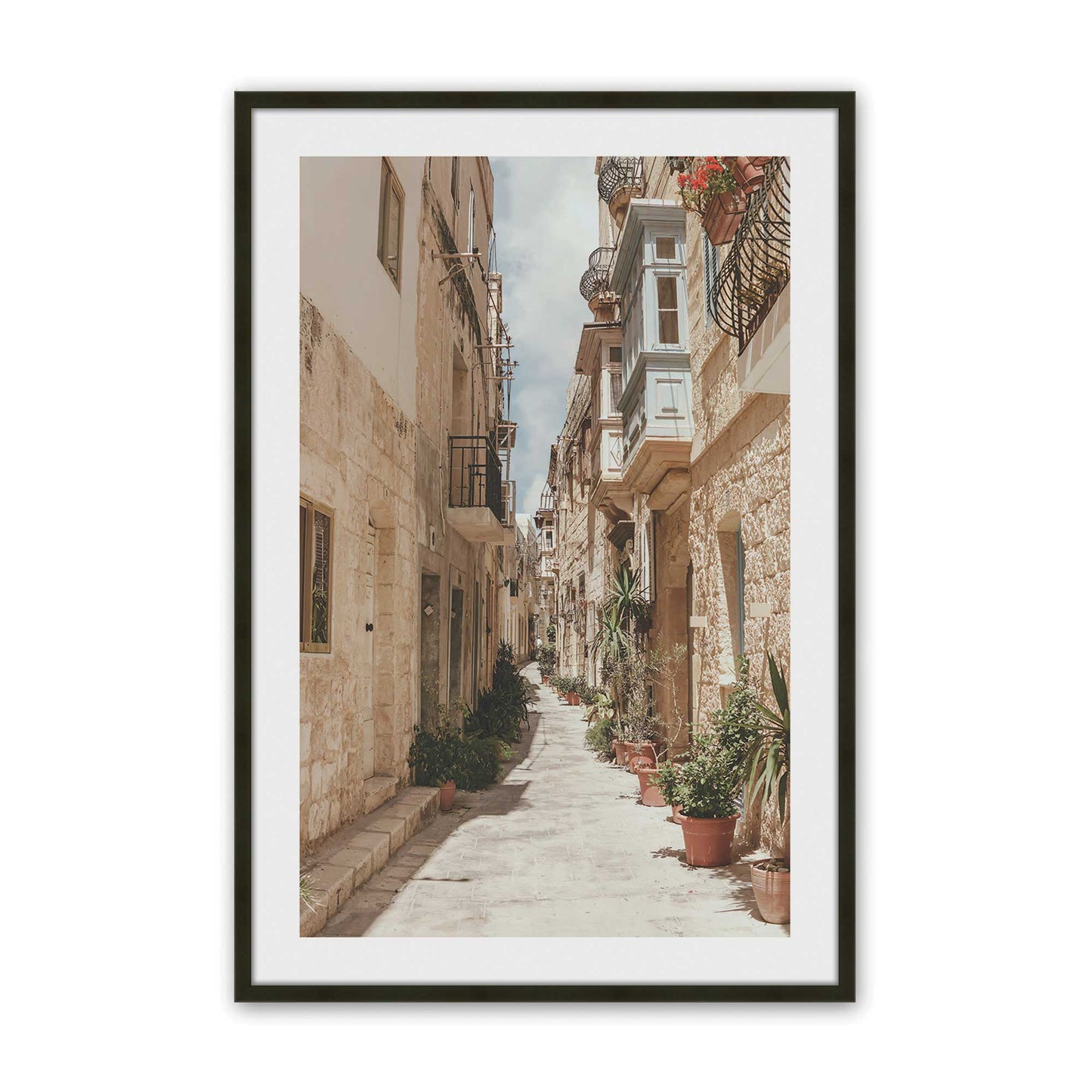 [Color:Satin Black], Picture of art in a Satin Black frame
