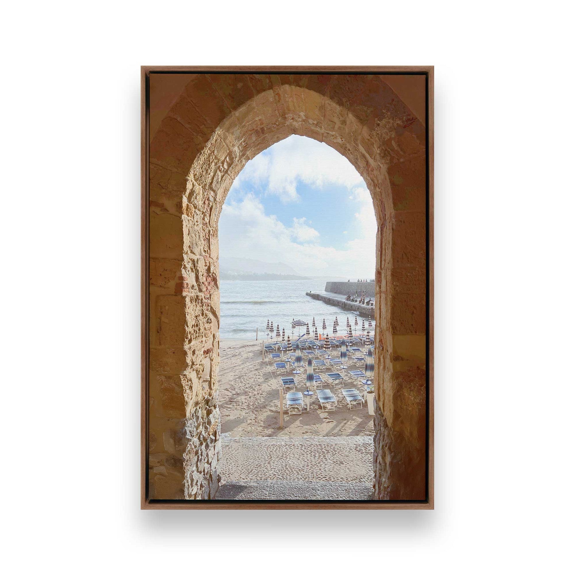 [Color:Walnut], Picture of art in a Walnut frame