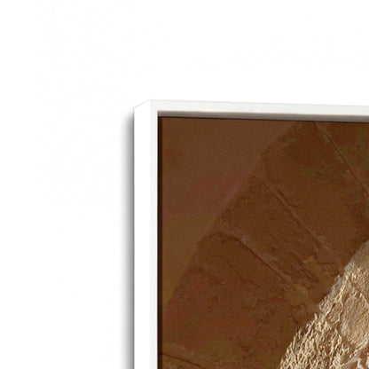 [Color:Opaque White], Picture of art in a White frame at an angle