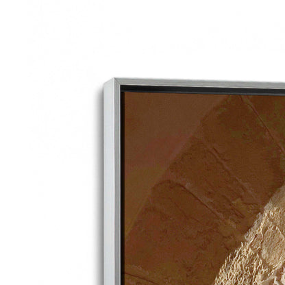 [Color:Polished Chrome], Picture of art in a Polished Chrome frame at an angle