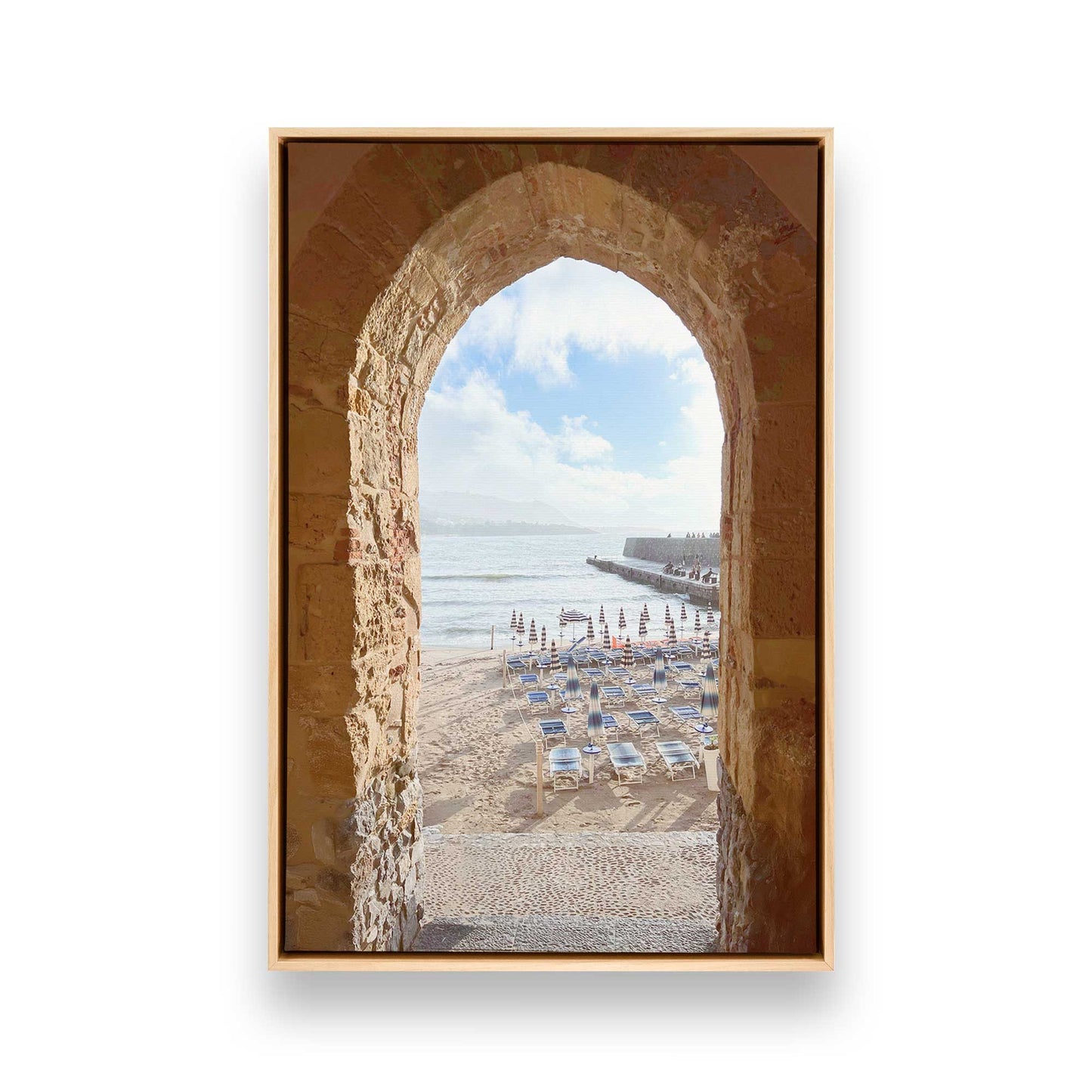 [Color:American Maple], Picture of art in a American Maple frame