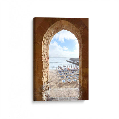 [Color:Stretched Canvas], Picture of art at an angle