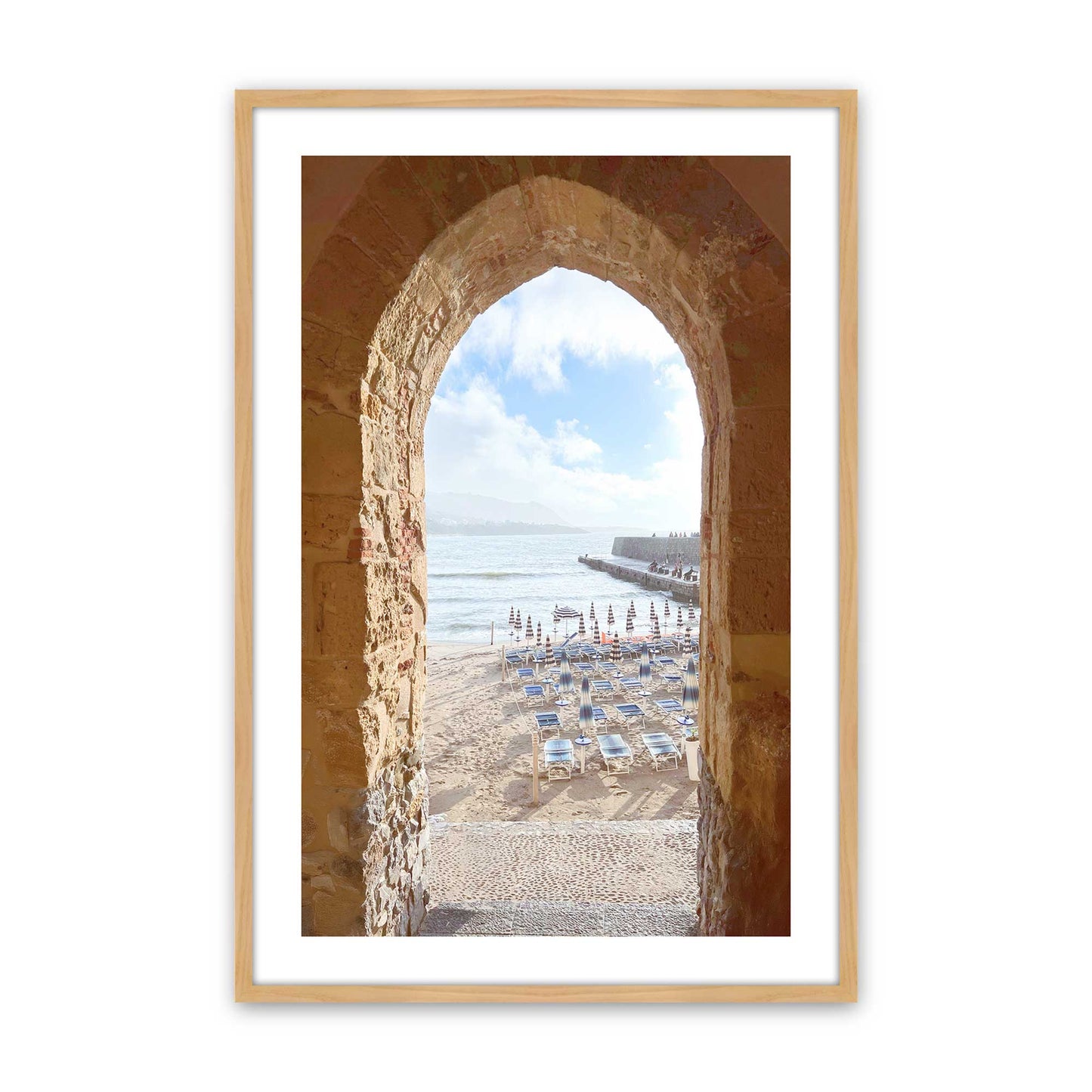 [Color:American Maple], Picture of art in a American Maple frame