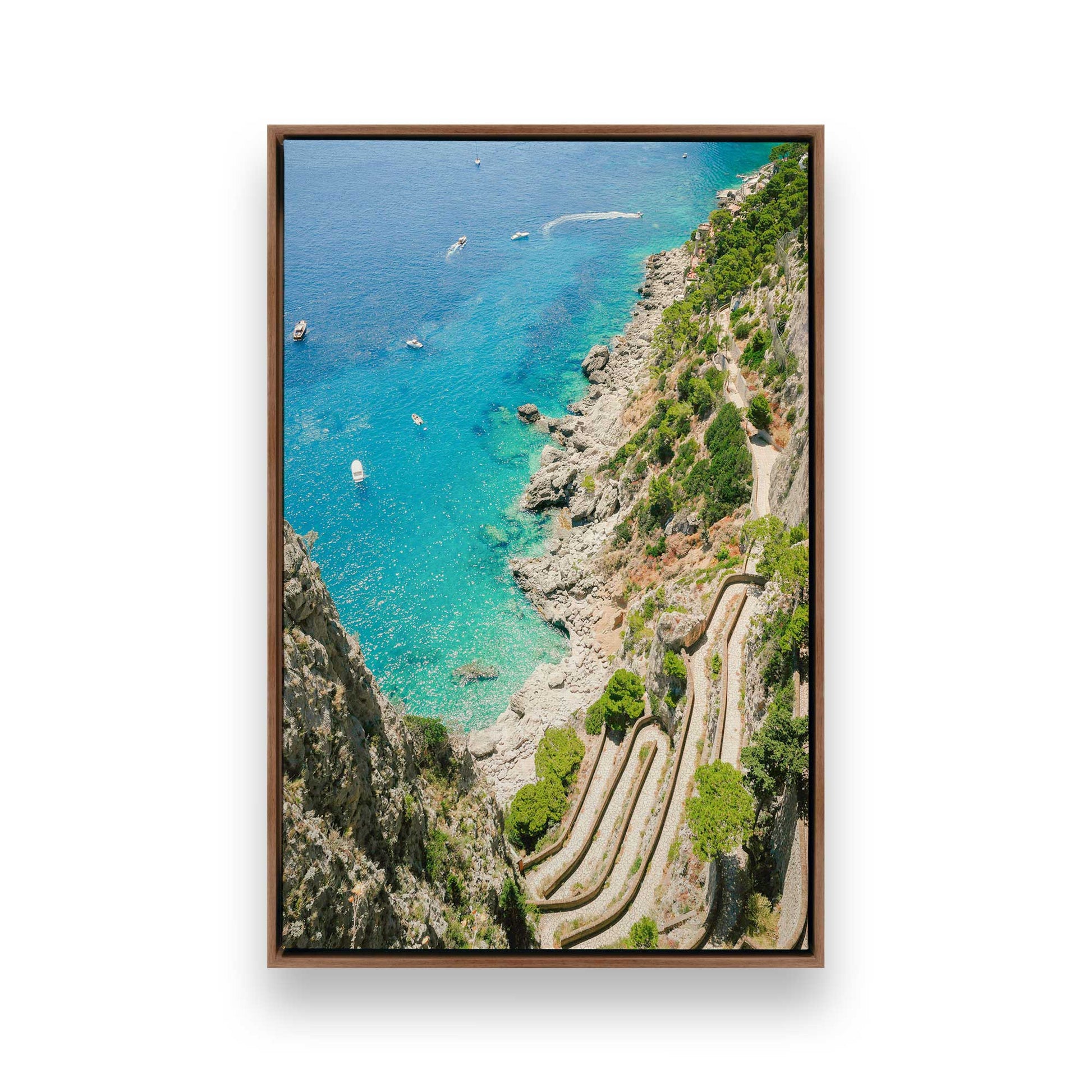 [Color:Walnut], Picture of art in a Walnut frame