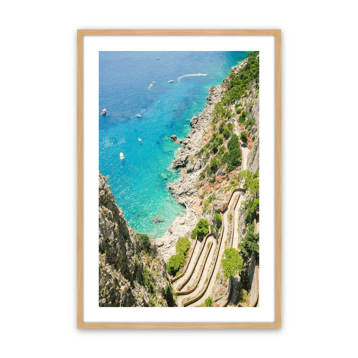 [Color:American Maple], Picture of art in a American Maple frame