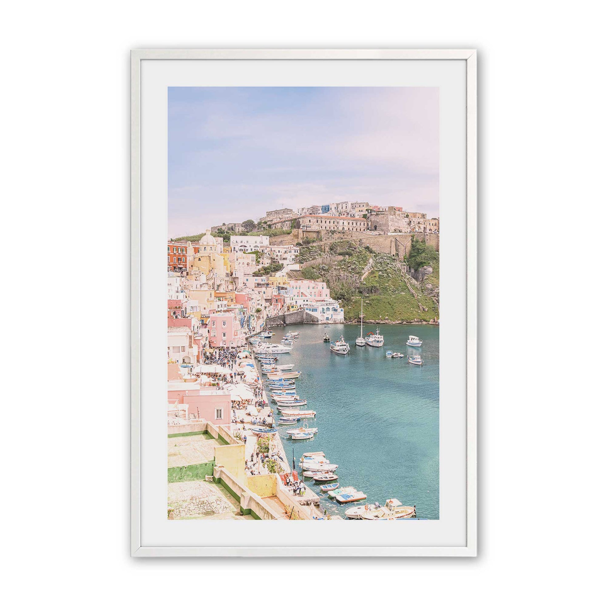 [Color:Opaque White], Picture of art in a Opaque White frame