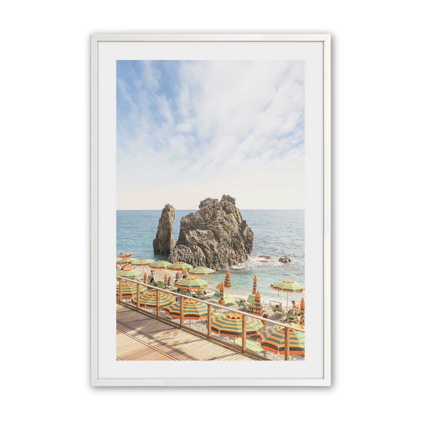 [Color:Opaque White], Picture of art in a Opaque White frame