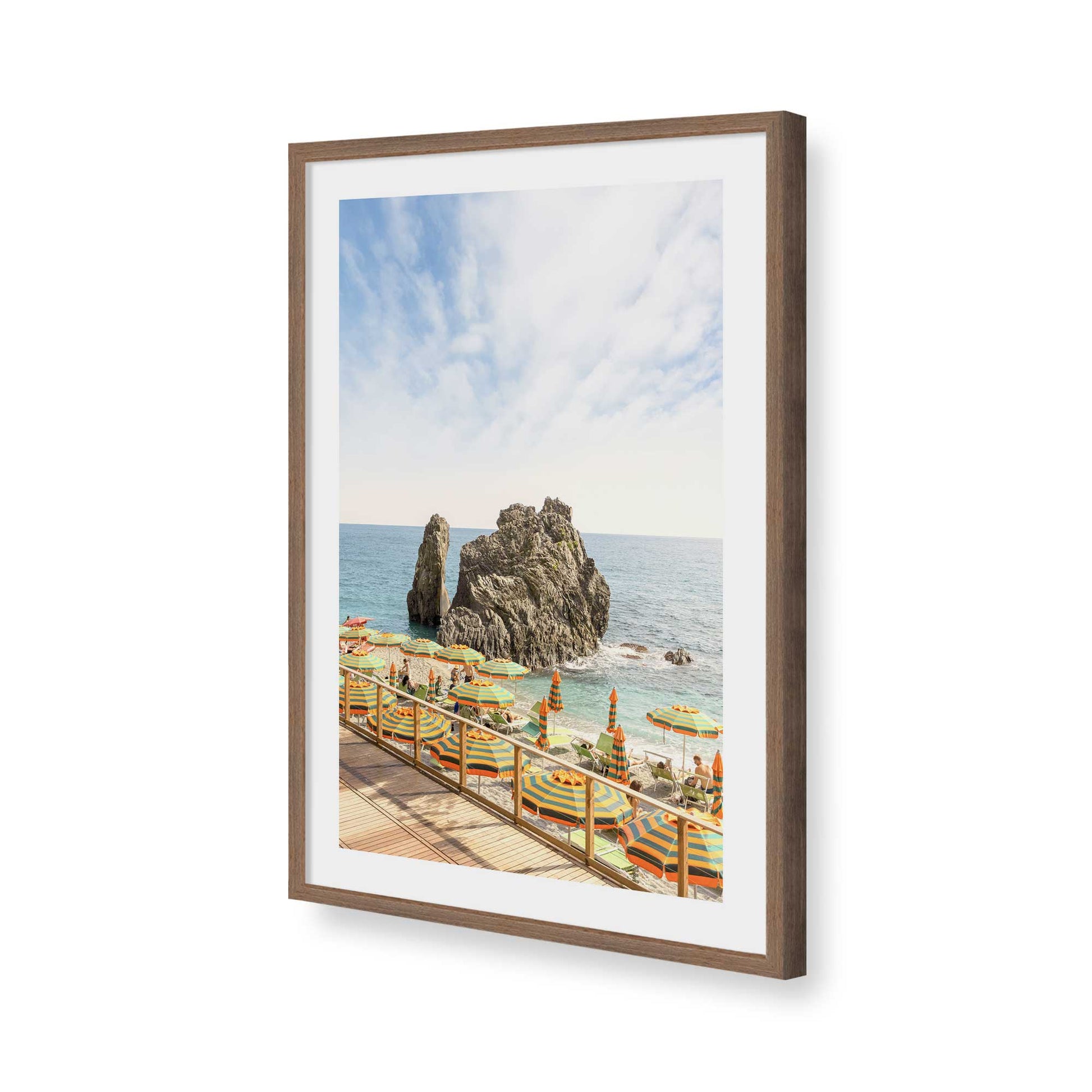 [Color:Walnut], Picture of art in a Walnut frame of the corner