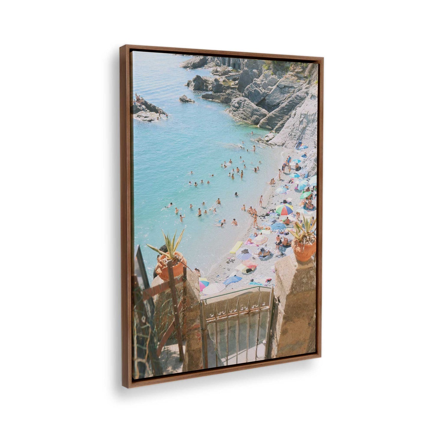 [Color:Walnut], Picture of the corner of the art