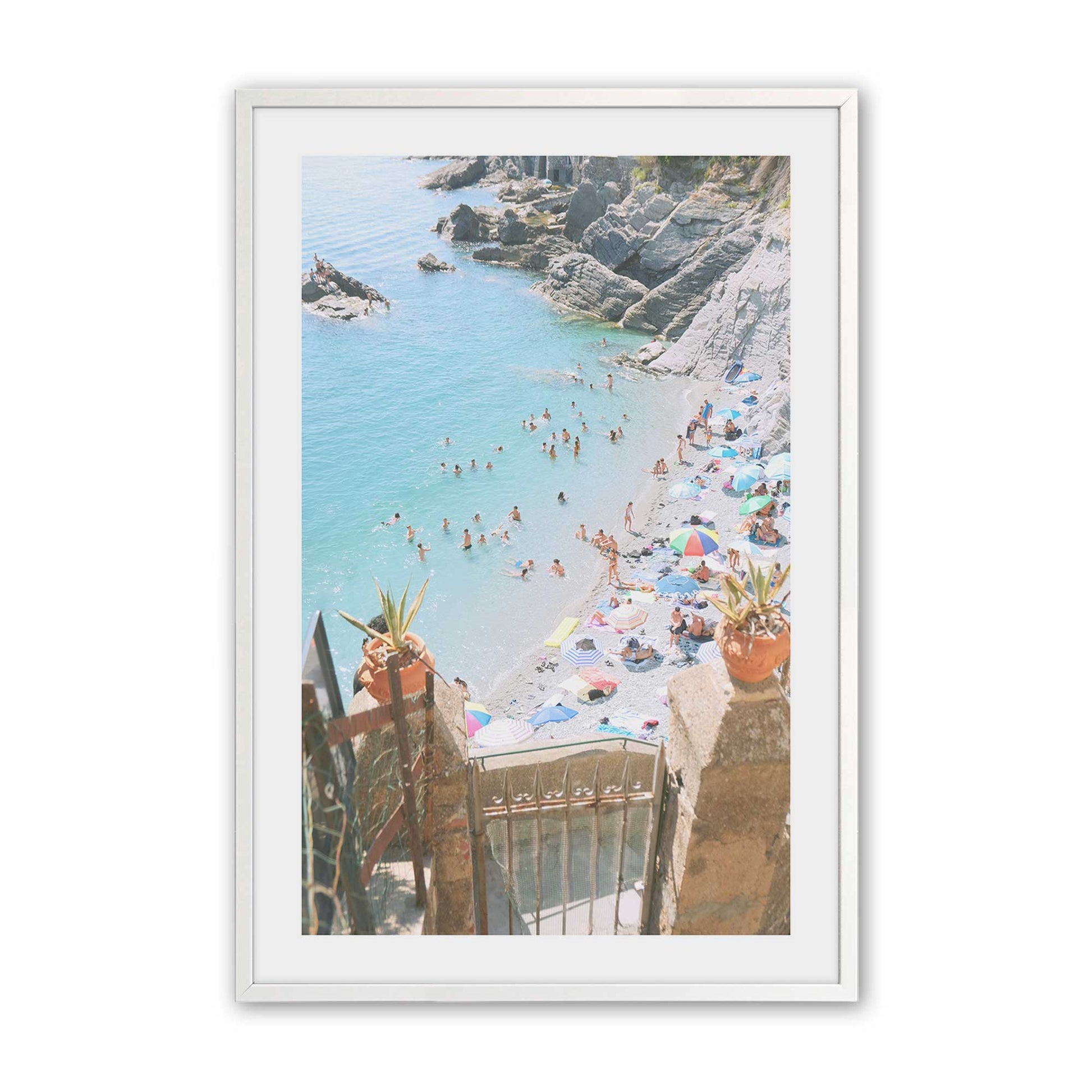 [Color:Opaque White], Picture of art in a Opaque White frame