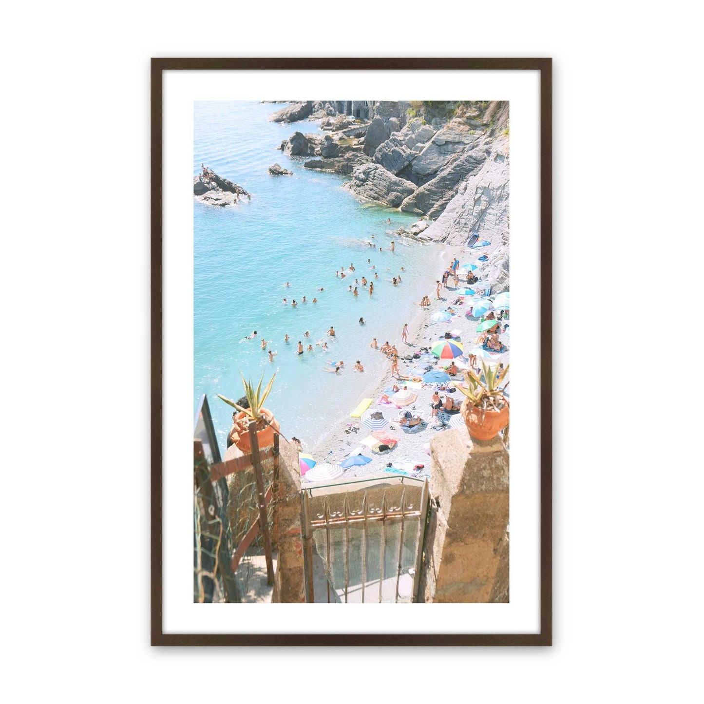 [Color:Brown], Picture of art in a Brown frame