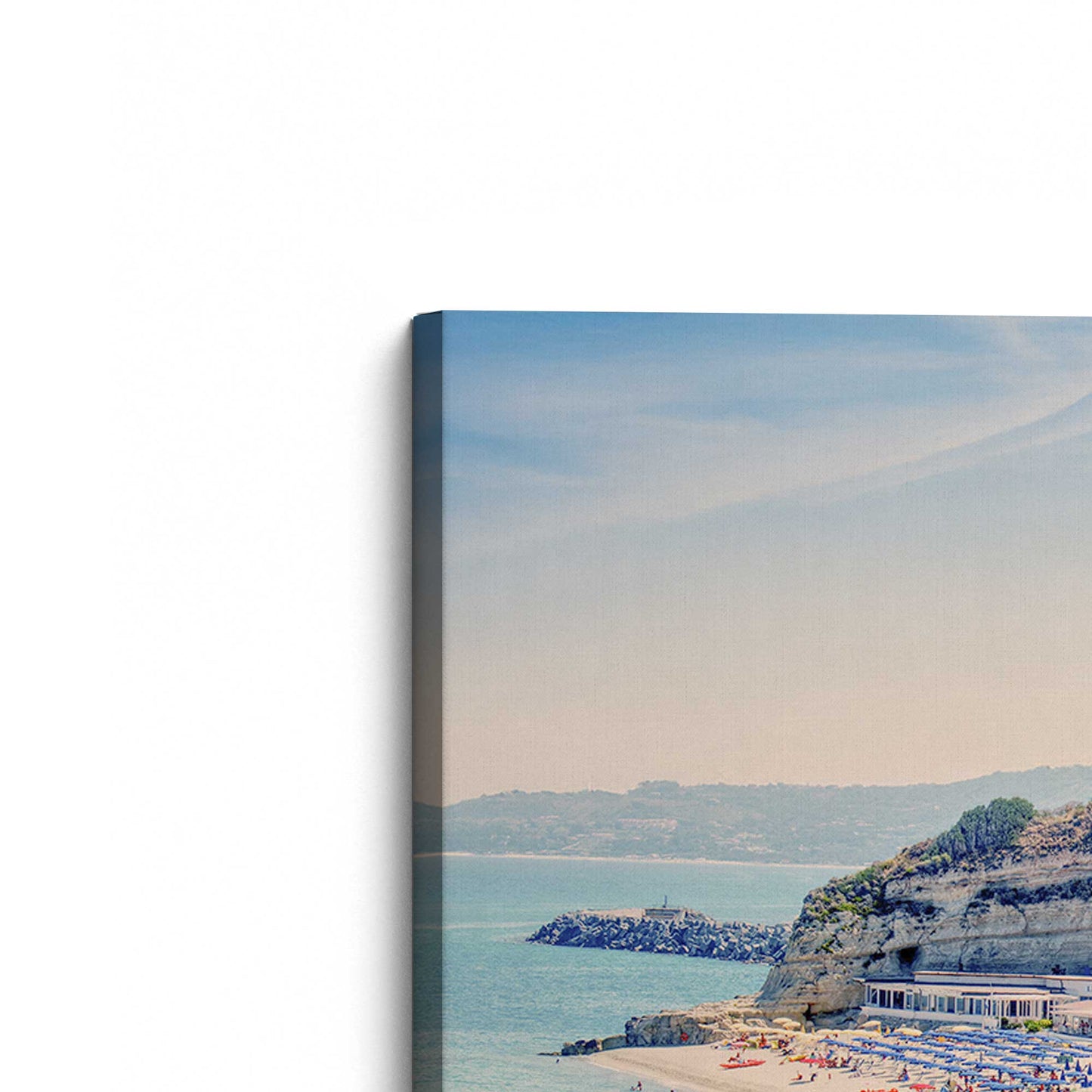 [Color:Stretched Canvas], Picture of the corner of the art