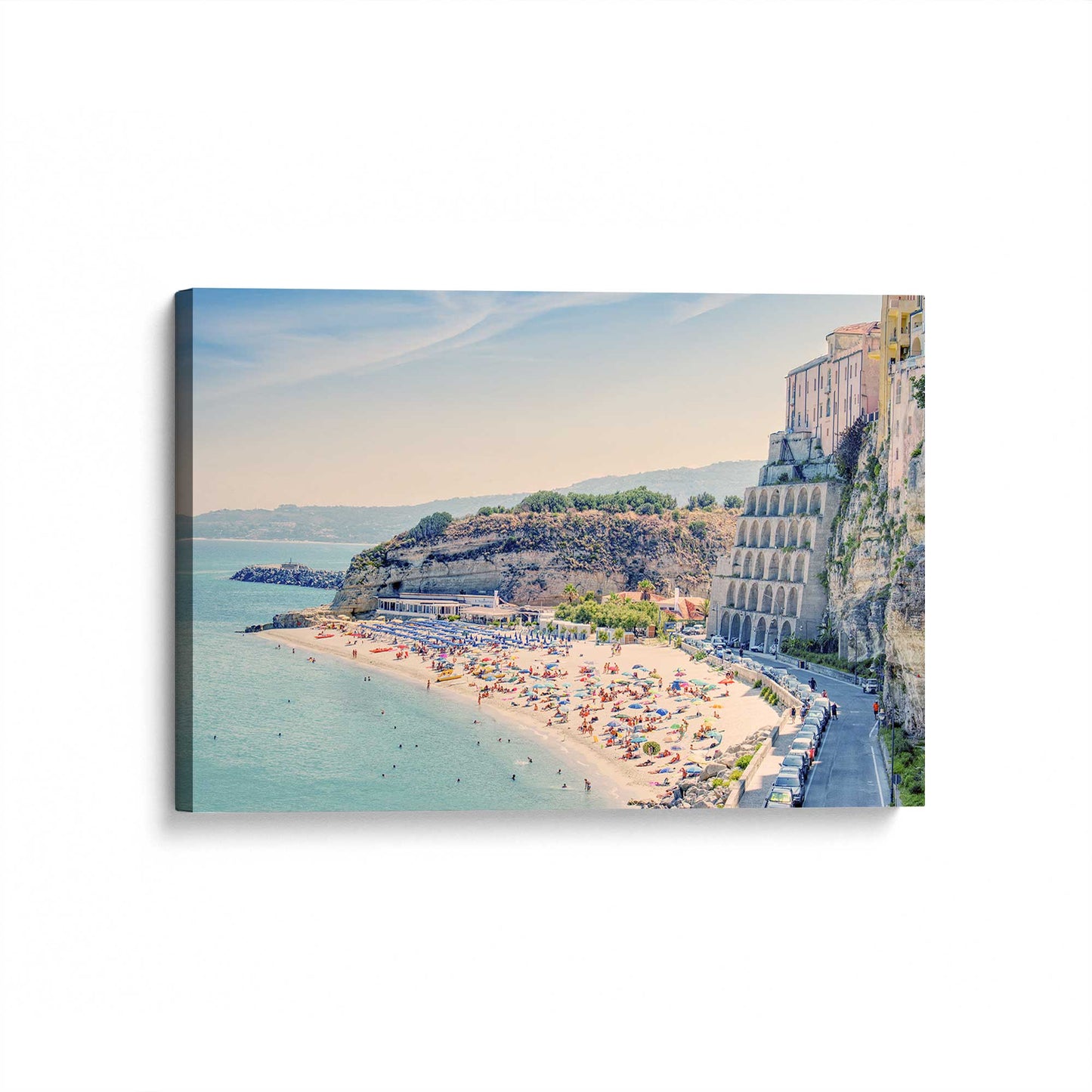 [Color:Stretched Canvas], Picture of art at an angle
